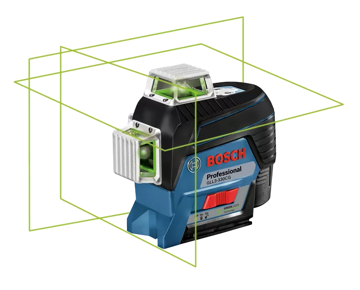 Bosch GLL3-330CG 12V Max 360° Connected Green-Beam Laser - Ace Tool Group - Bosch