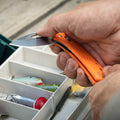 Klein KTO Resurgence Fishing Knife, Drop Point Blade, Orange Handle - Ace Tool Group - KLEIN
