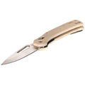Klein KTO Resurgence Knife, Drop Point Blade, Sand Handle - Ace Tool Group - KLEIN