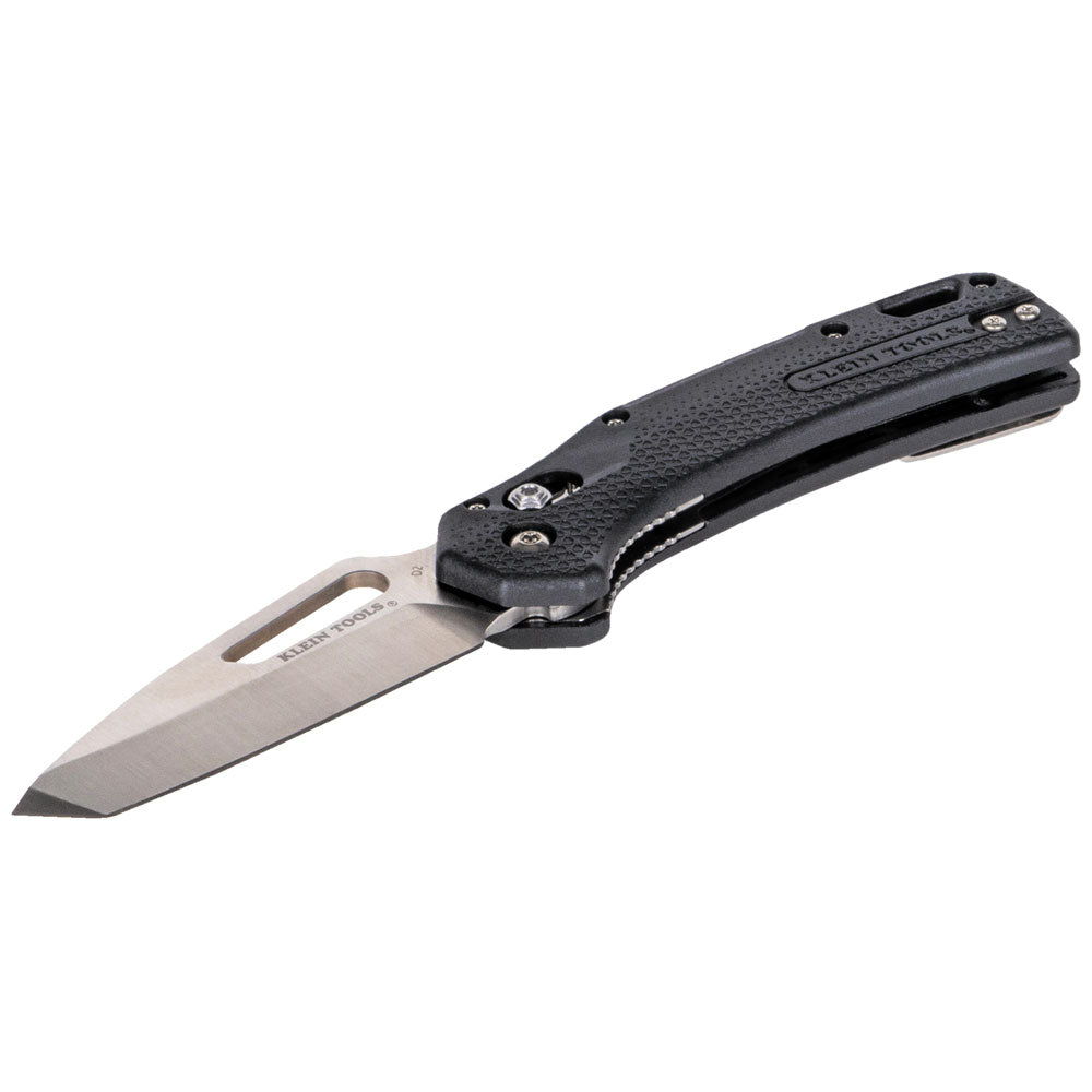 Klein KTO Resurgence Knife, Tanto Blade, Black Handle - Ace Tool Group - KLEIN