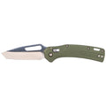 Klein KTO Resurgence Knife, Tanto Blade, Moss Green Handle - Ace Tool Group - KLEIN