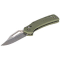 Klein KTO Resurgence Knife, Clip Point Blade, Moss Green Handle - Ace Tool Group - KLEIN