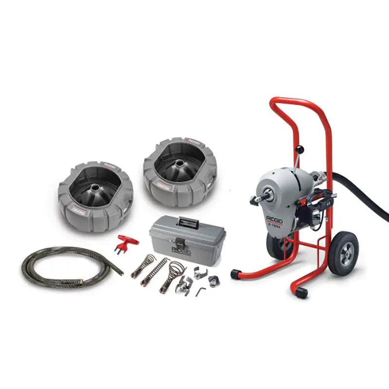 RIDGID 23712 Sectional Drain Cleaning Machine with A-1 Mitt, A-12 Pin Key - Ace Tool Group - Ridgid