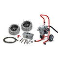 RIDGID 23712 Sectional Drain Cleaning Machine with A-1 Mitt, A-12 Pin Key - Ace Tool Group - Ridgid