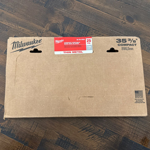 Milwaukee 48-39-0543 14/18 TPI Standard / Deep Cut Portable Band Saw Blade BULK 100