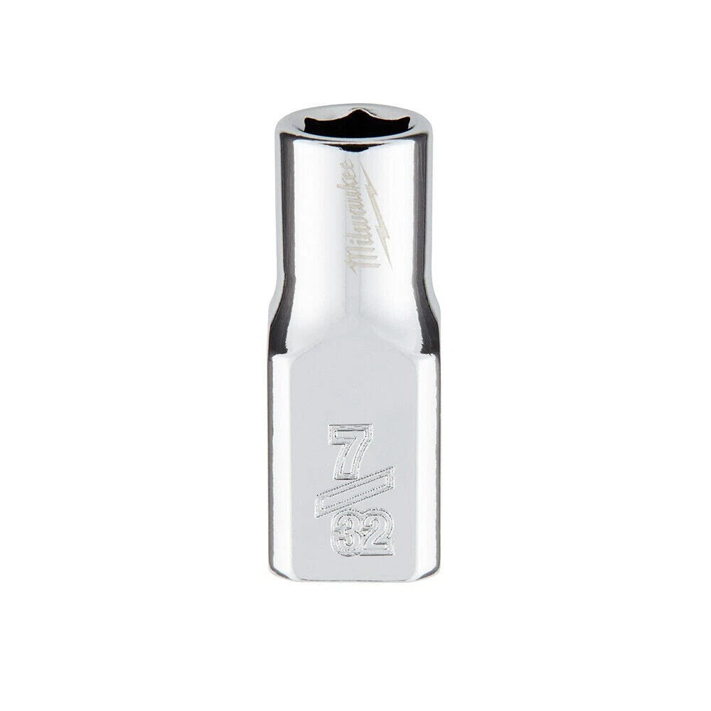 Milwaukee 45-34-9002 1/4 in. Drive 7/32 in. SAE 6-Point Socket - Ace Tool Group - Milwaukee