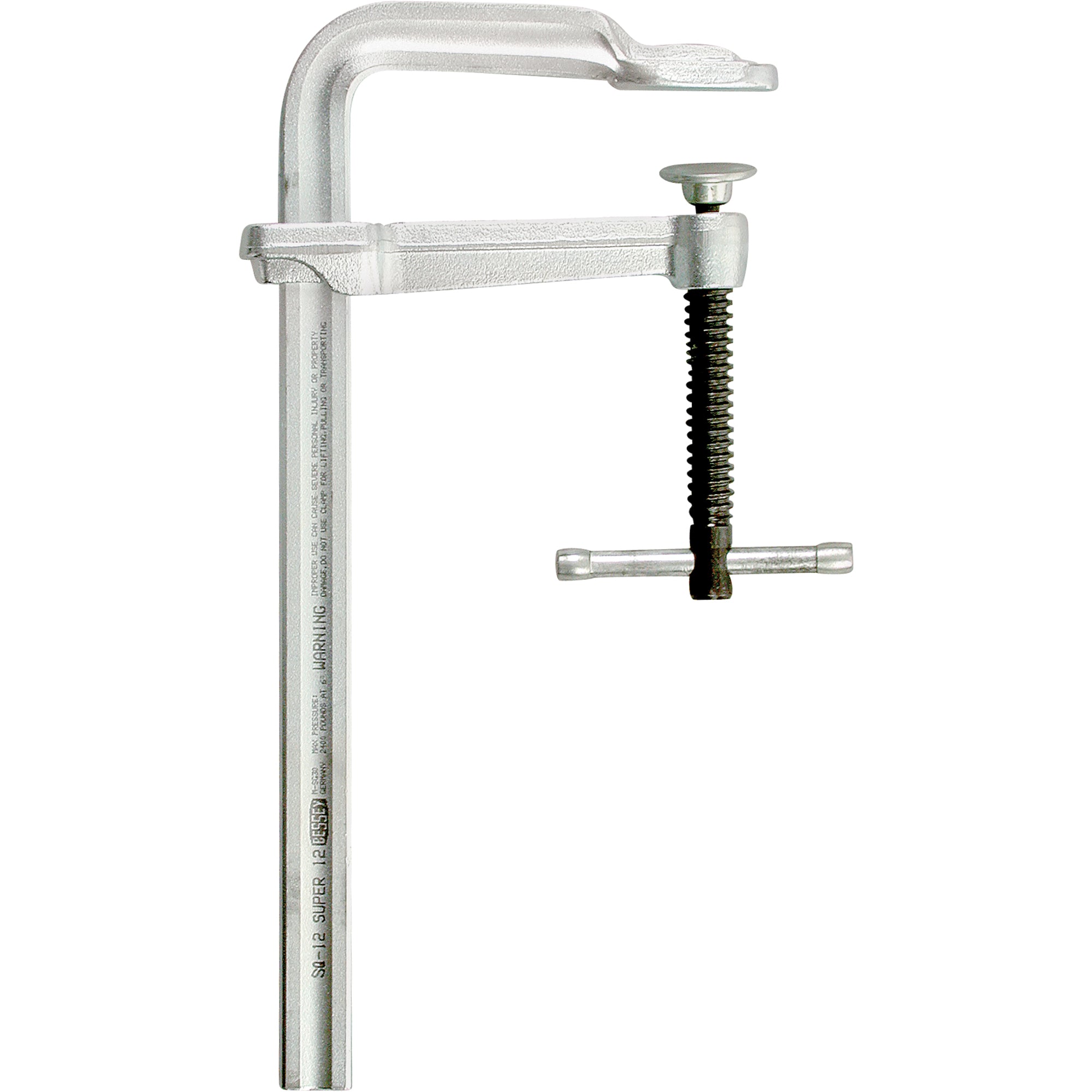 Bessey 660-S8 Clamp, welding, F-style, replaceable swivel pad, 8 In. x 4 In., 726 lb - Ace Tool Group - Bessey