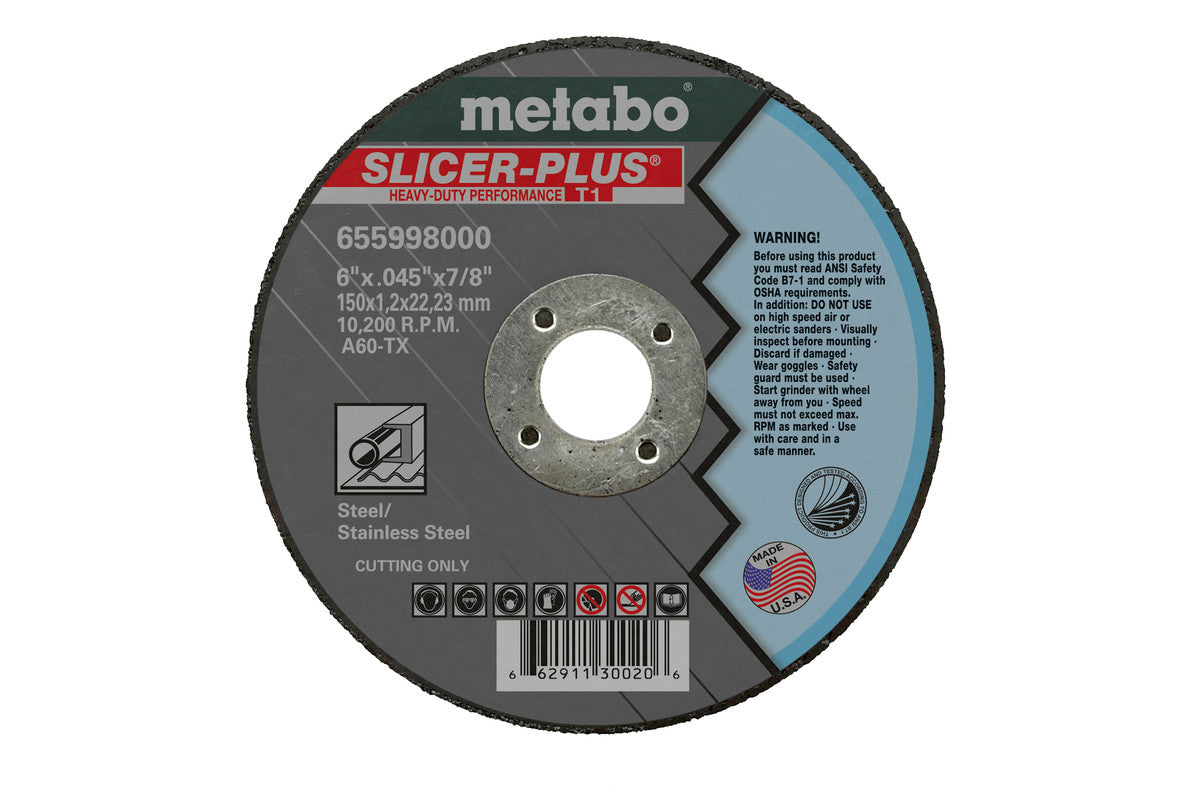 Metabo 655352000 6"X.045"X7/8" - A60TX - Ace Tool Group - Metabo