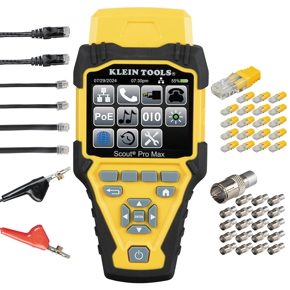 Klein VDV501-770 Scout Pro Max Network Cable Tester With Remote Set - Ace Tool Group - Klein