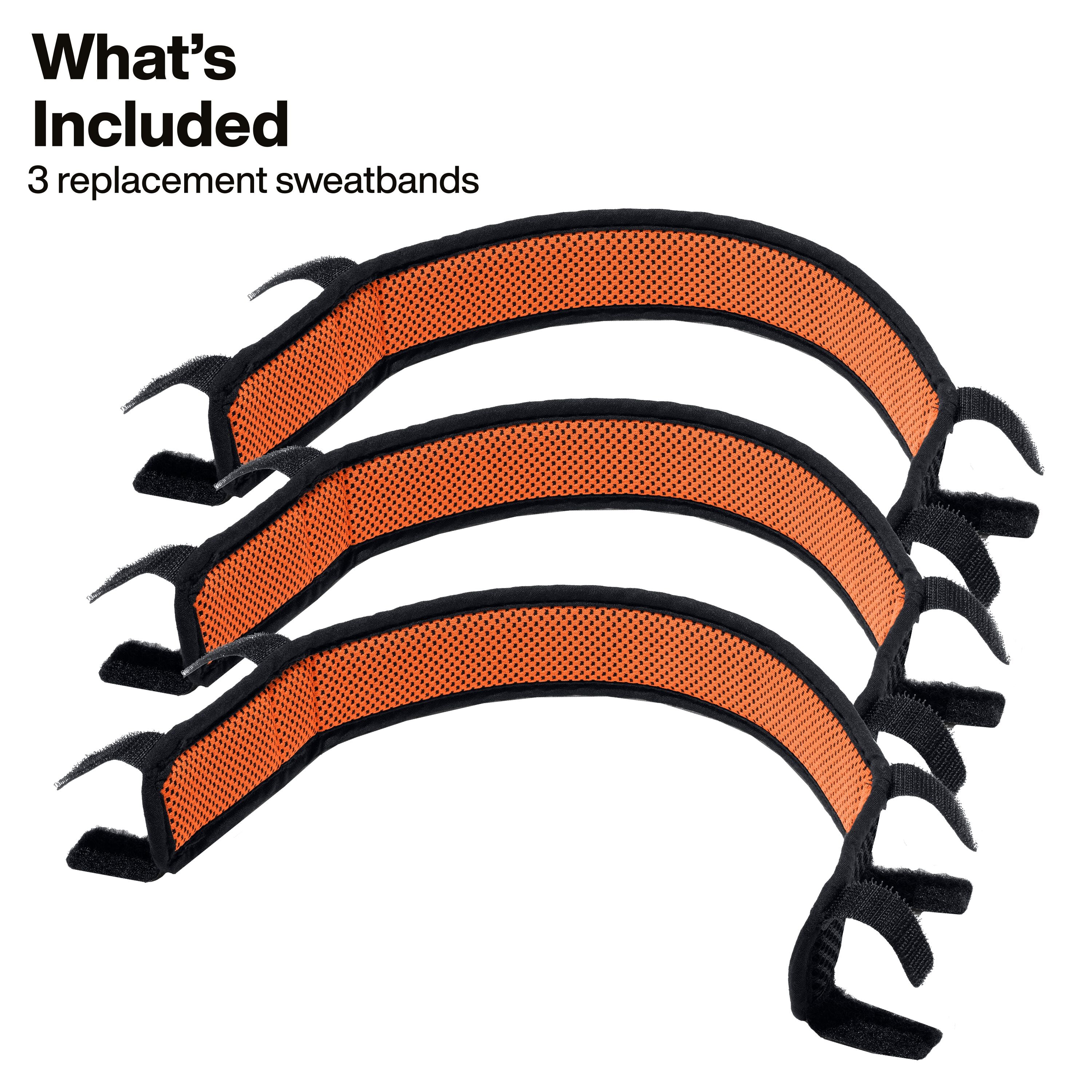 Klein KLE-WBHLSWTBND Wide-Beam Headlamp Sweatband Replacement, 3-Pack - Ace Tool Group - Klein Tools