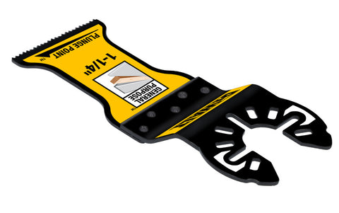 DeWalt DWA4258 General Purpose PlungePoint Oscillating Blade (5 Pack) - Ace Tool Group - DeWalt