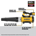 DEWALT DCBL777Y1 60V MAX* High Power Brushless Blower Kit - Ace Tool Group - DeWalt