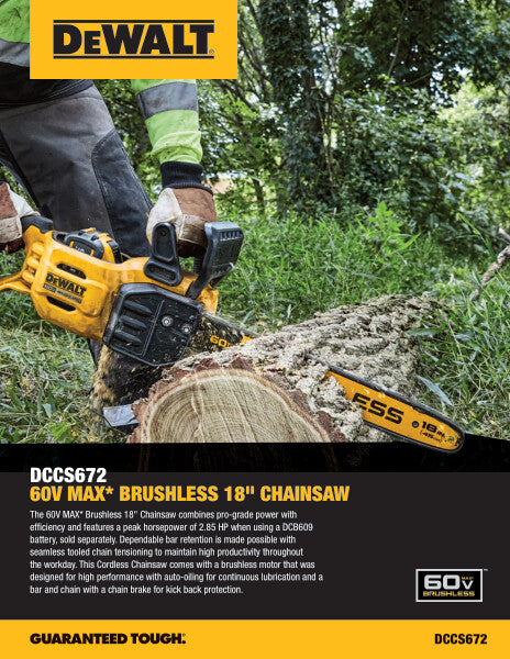 DEWALT DWO1DT618 18 in. Chainsaw Replacement Chain - Ace Tool Group - DeWalt