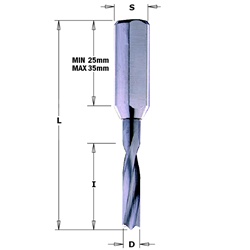 3mm Right-Hand Rotation Diameter CMT 311.030.21 Solid Carbide Dowel Drill 10X38mm Shank 1/8-Inch 