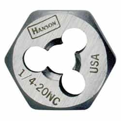 Hanson 6435 Hex Threading Dies Irwin Hexagon Die 14-20