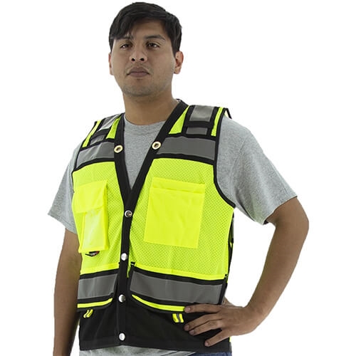 Safety Vest, High-Visibility Reflective Vest, M/L - 60269